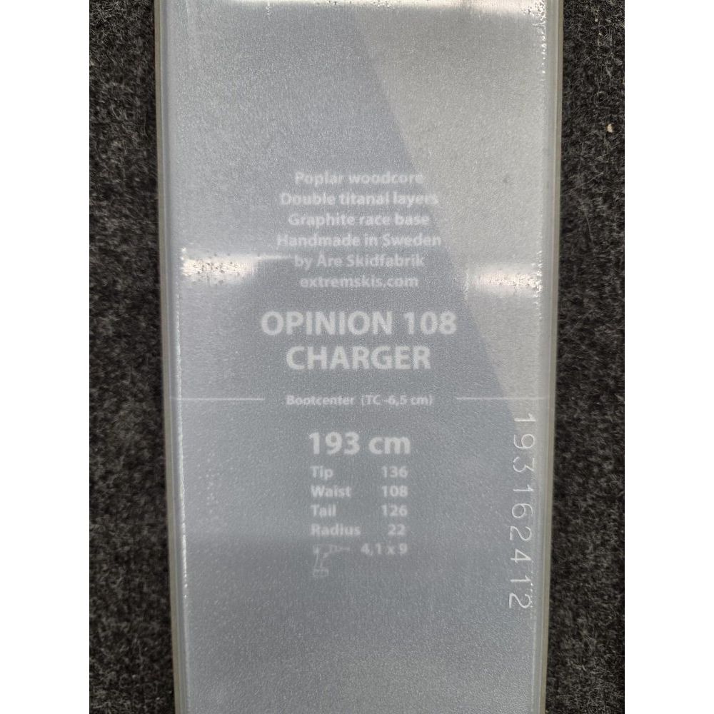 Extrem Opinion 108 Charger (193 cm) laskettelusukset sis. siteet 3