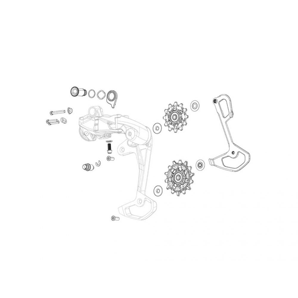 Sram GX Eagle Rissapyörät ja häkinlevy