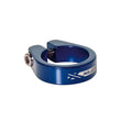 XLC seat clamp 34.9 sininen ruuvilla
