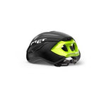 MET Strale pyöräilykypärä - Black Fluo Yellow Reflective 3