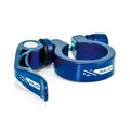 XLC seat clamp 34.9 sininen pikalinkulla
