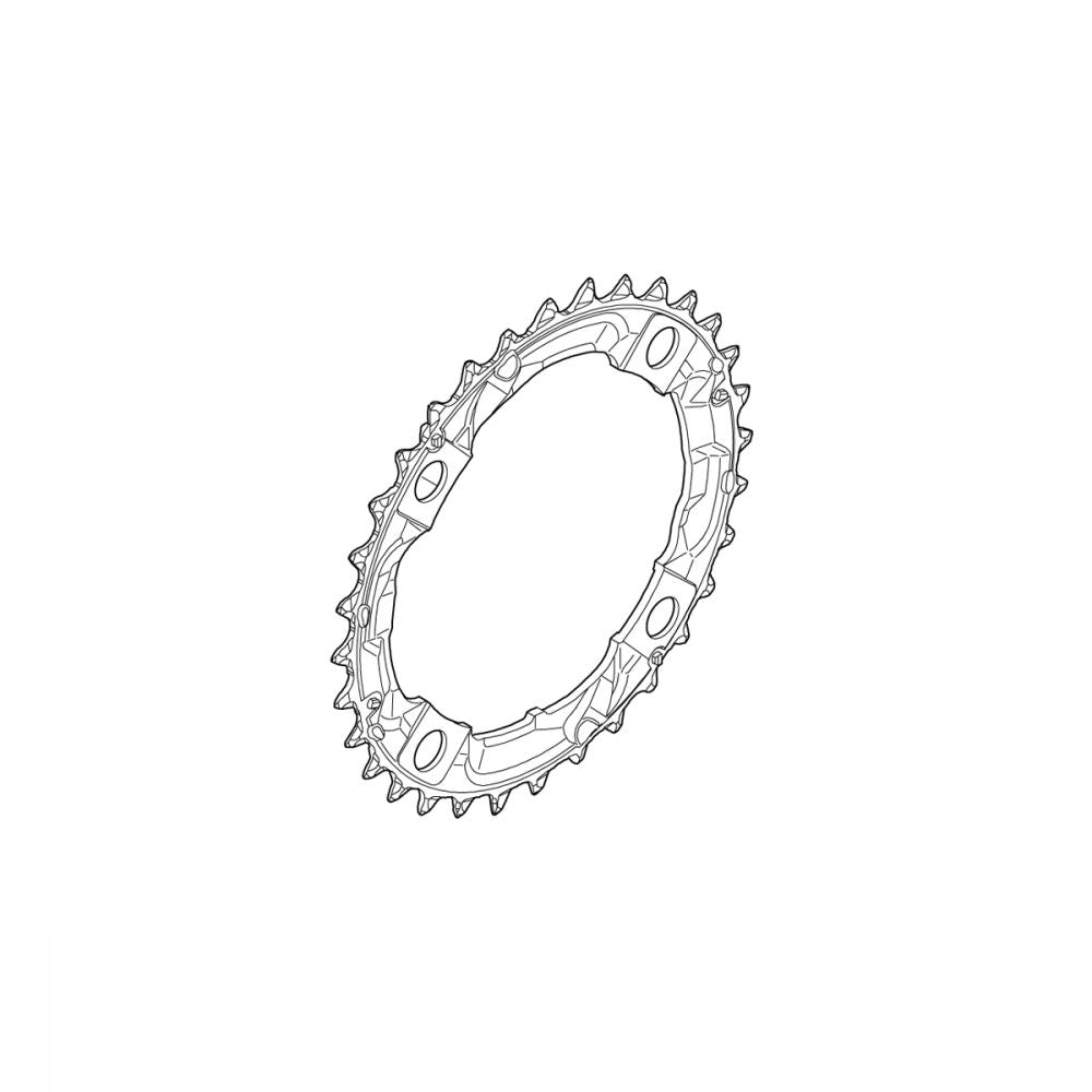 Shimano FC-M361 Eturatas 38t 104mm 3x8/7