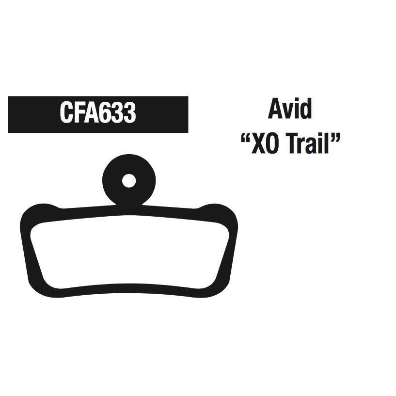 EBC CFA 633R (punainen) Jarrupalat Avid X0 Trail/Guide/Elixir