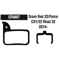 EBC CFA 667 Jarrupalat Sram Red/Force/Rival