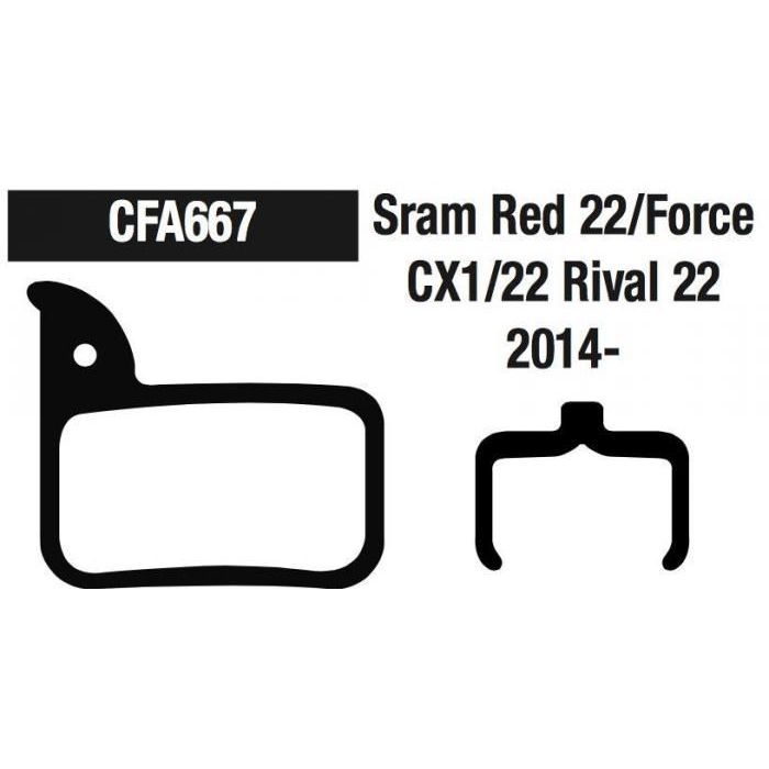 EBC CFA 667 Jarrupalat Sram Red/Force/Rival