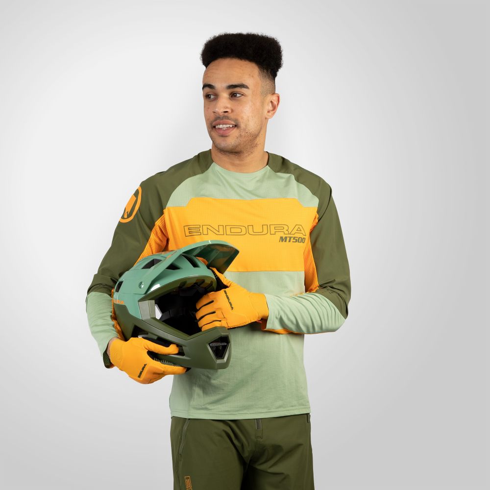 Endura MT500 Burner Lite L/S - Tangerine 3