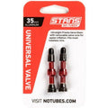 Stans NoTubes Tubeless-venttiili alumiini punainen 35mm pari