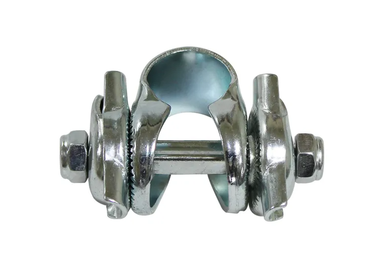 Satulan kiinnike pyöreään satulatolppaan