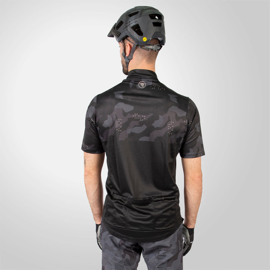 Endura Hummvee Ray S/S Jersey pyöräilypaita - Musta