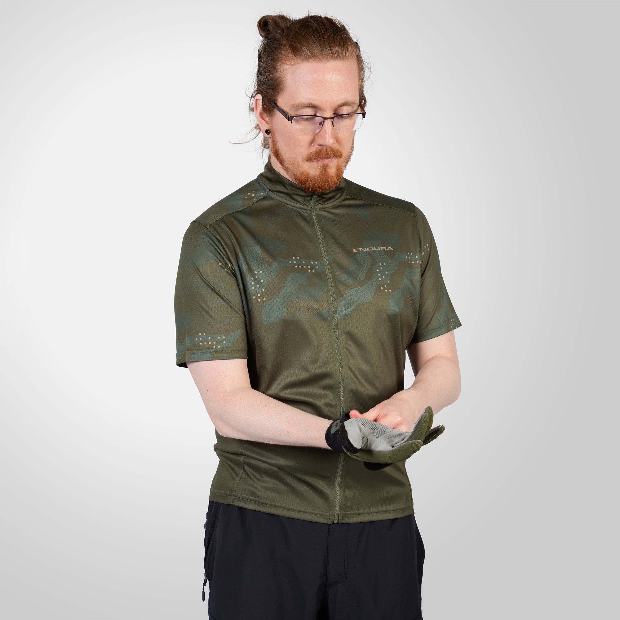 Endura Hummvee Ray S/S Jersey pyöräilypaita - Vihreä