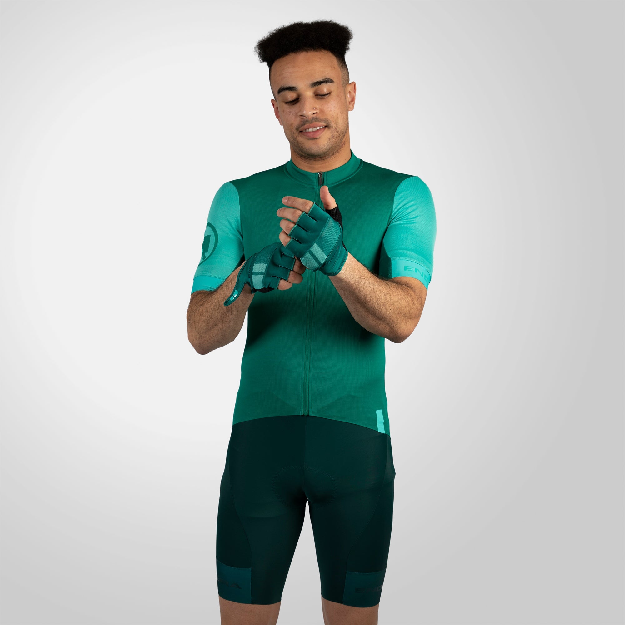 Endura FS260 S/S Jersey miesten pyöräilypaita - Vihreä
