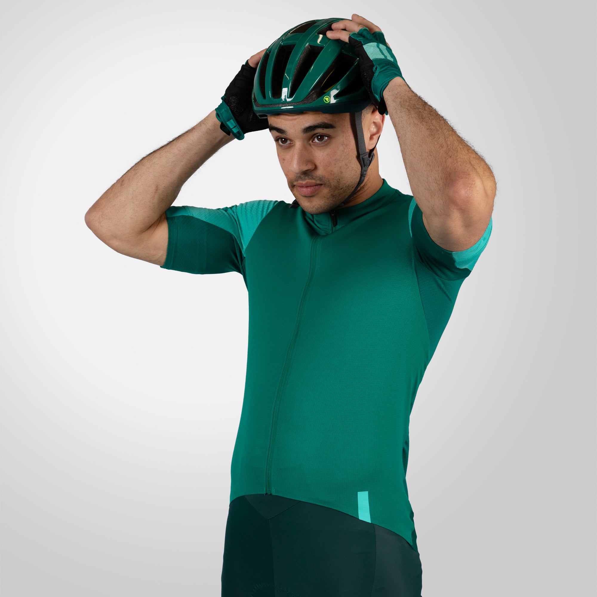Endura FS260 S/S Jersey miesten pyöräilypaita - Vihreä