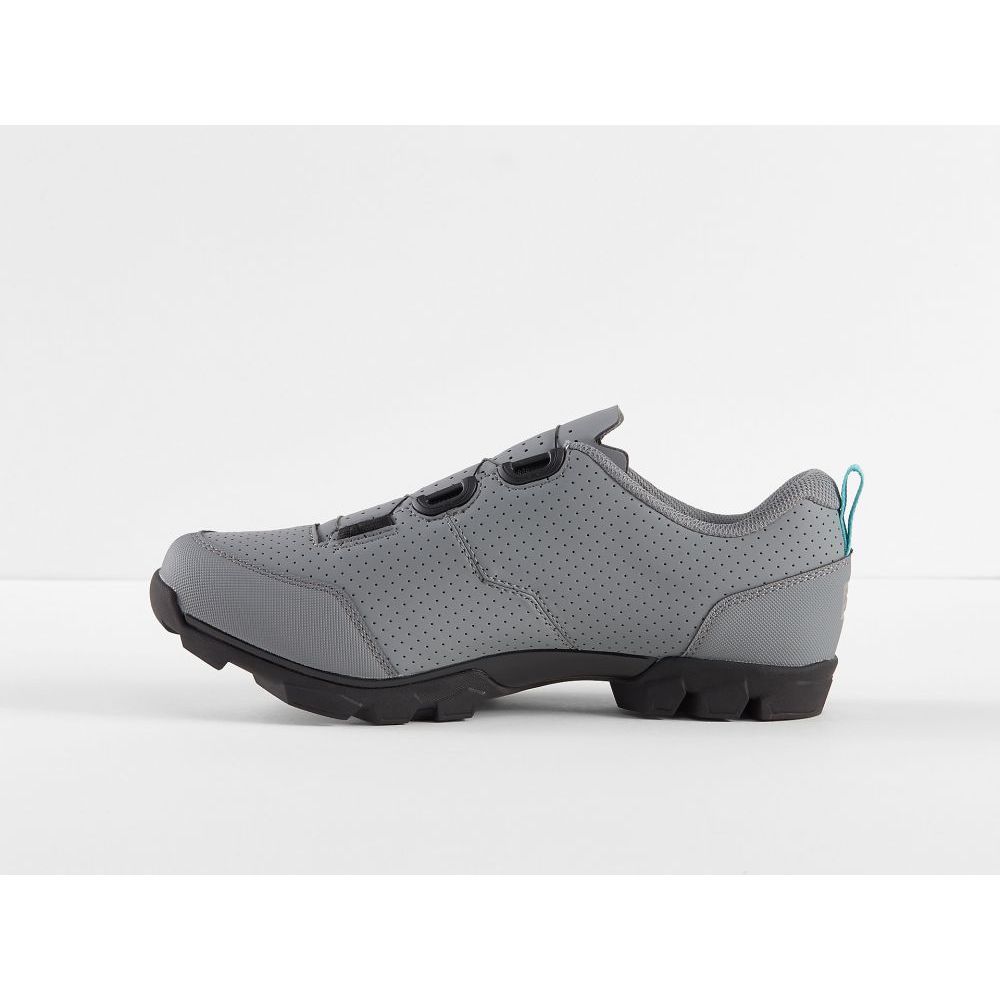 Bontrager Evoke Mountain Bike Shoe - Quicksilver / Miami Green 2