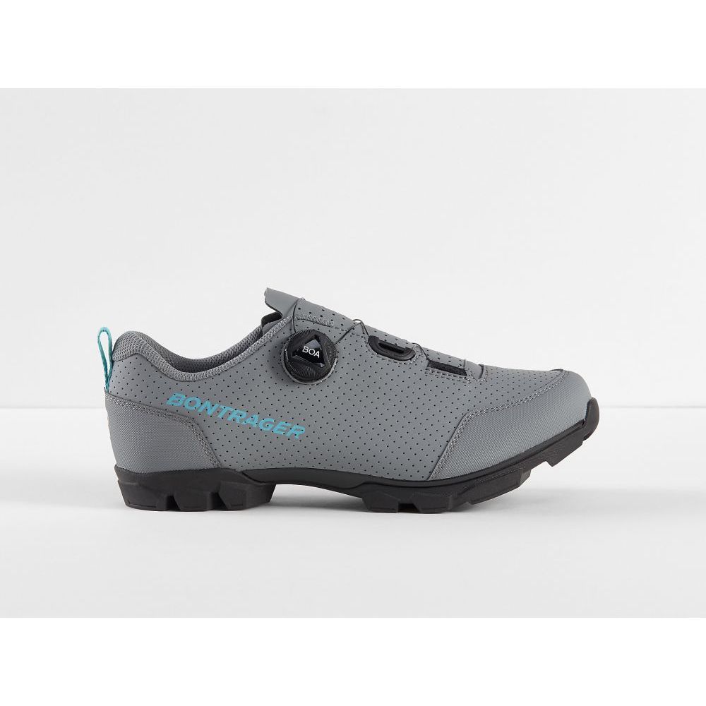 Bontrager Evoke Mountain Bike Shoe - Quicksilver / Miami Green