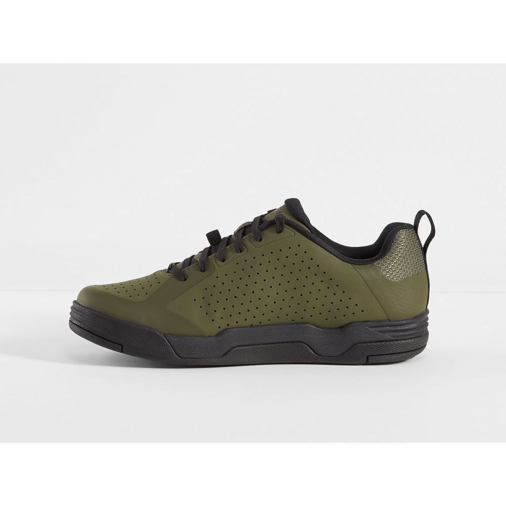 Bontrager Flatline Mountain Bike Shoe - Olive Grey / Trek Black 2