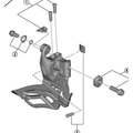Shimano Tiagra FD-4703-F etuvaihtaja 3x10 (Brazed-on)