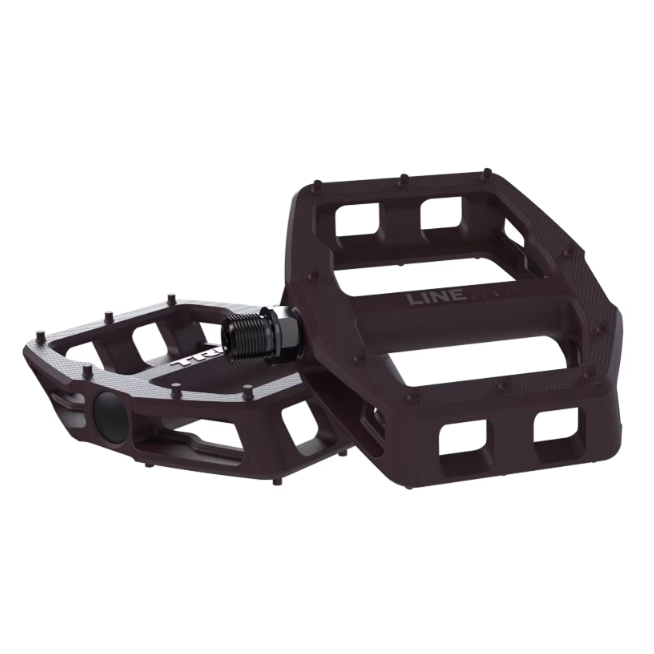 Trek Line Comp Flat Pedal Set - Mulberry