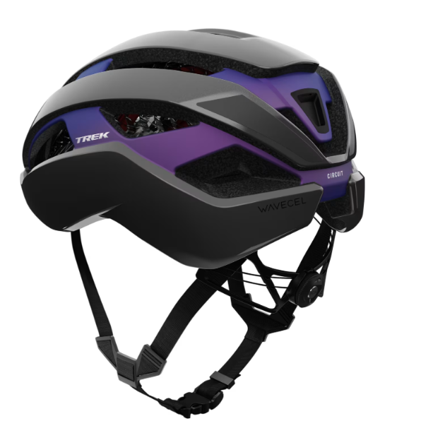 Trek Circuit Wavecel pyöräilykypärä - Dnister Black / Purple Flip 5