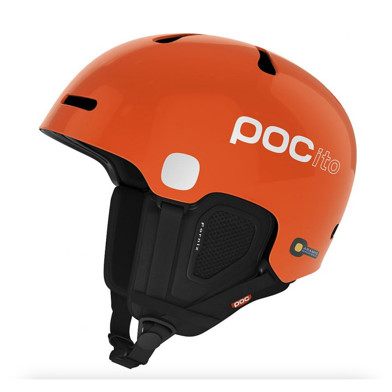 POC Pocito Fornix - Fluorescent Orange lasten laskettelukypärä