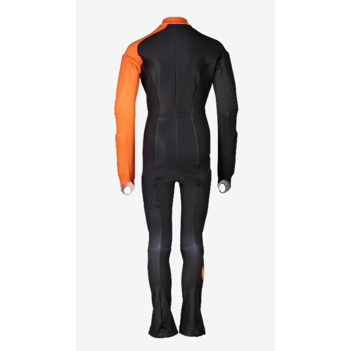 POC Junior Skin GS Ski Racing Suit - Uranium Black / Zink Orange sykäpuku 2