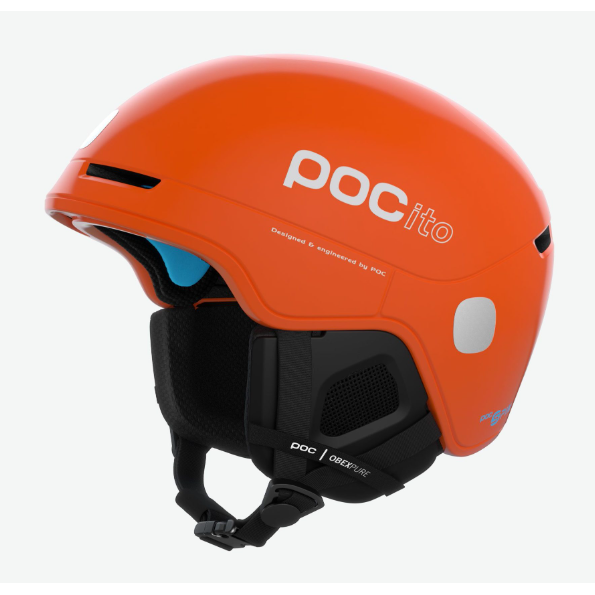 POC Pocito Obex SPIN - Fluorescent Orange lasten laskettelukypärä