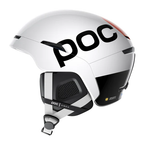 POC Obex BC SPIN - Hydrogen White / Fluorescent Orange AVIP laskettelukypärä