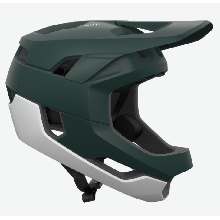 POC Otocon Race MIPS Full Face pyöräilykypärä - Pargasite Green Matt / Hydrogen White Matt 3