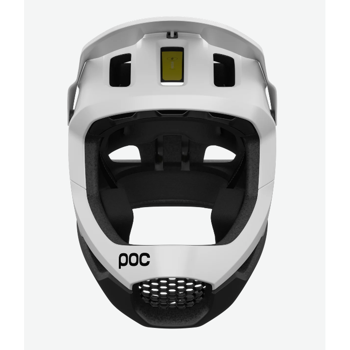 POC Otocon Race MIPS Full Face pyöräilykypärä - Hydrogen White / Uranium Black Matt 2