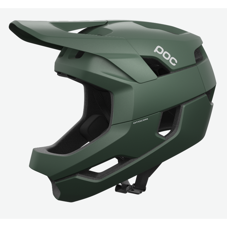POC Otocon Full Face pyöräilykypärä - Epidote Green Metallic / Matt