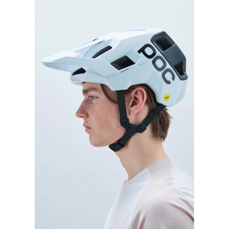 POC Kortal Race MIPS pyöräilykypärä - Hydrogen White / Uranium Black Matt 7