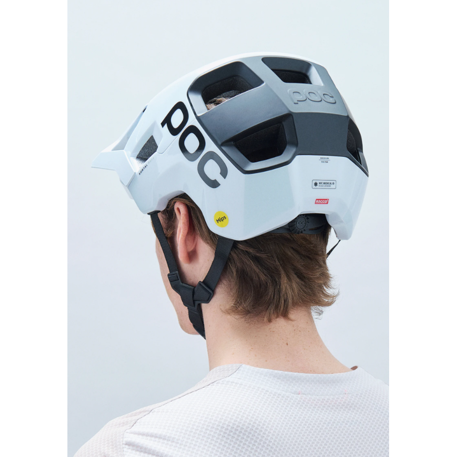 POC Kortal Race MIPS pyöräilykypärä - Hydrogen White / Uranium Black Matt 8
