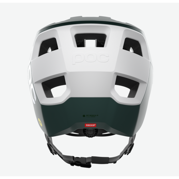 POC Kortal Race MIPS pyöräilykypärä - Pargasite Green Matt / Hydrogen White Matt 4
