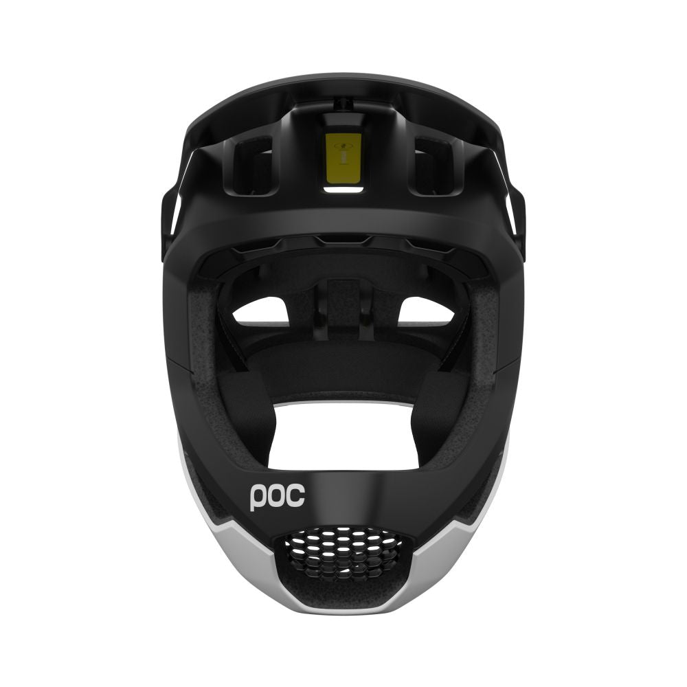 POC Otocon Race MIPS Full Face pyöräilykypärä - Uranium Black / Hydrogen White Matt 2