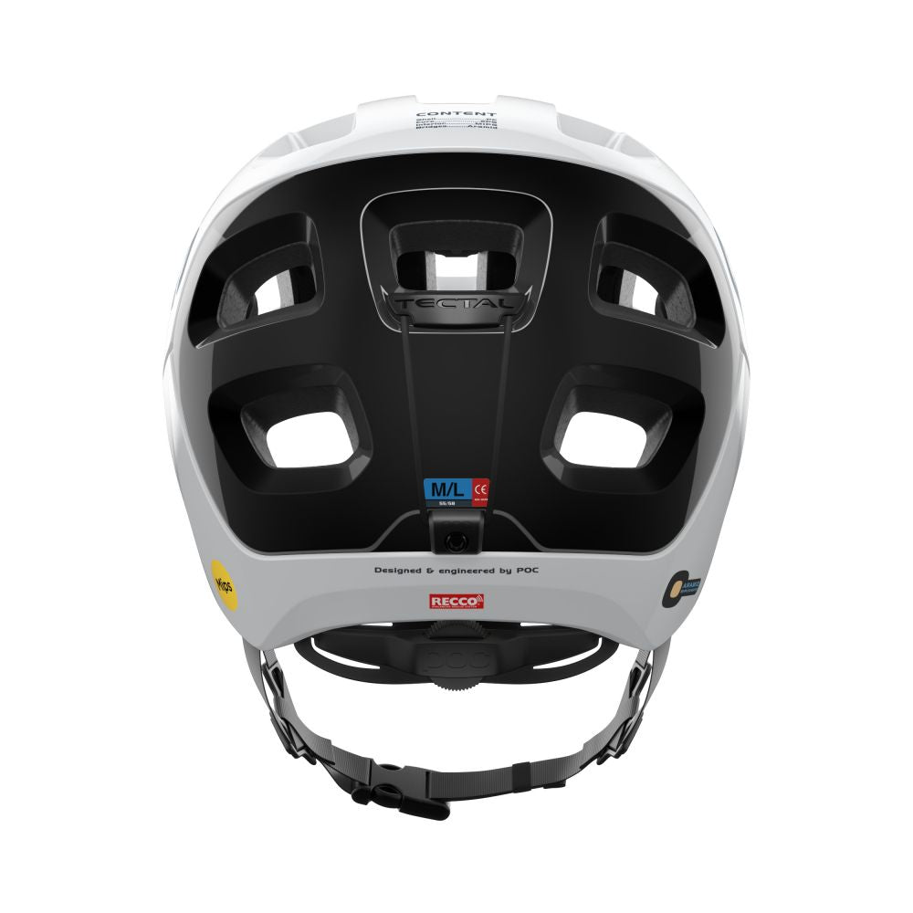 POC Tectal Race MIPS pyöräilykypärä - Hydrogen White / Uranium Black 3