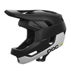 POC Otocon Race MIPS Full Face pyöräilykypärä - Uranium Black / Hydrogen White Matt