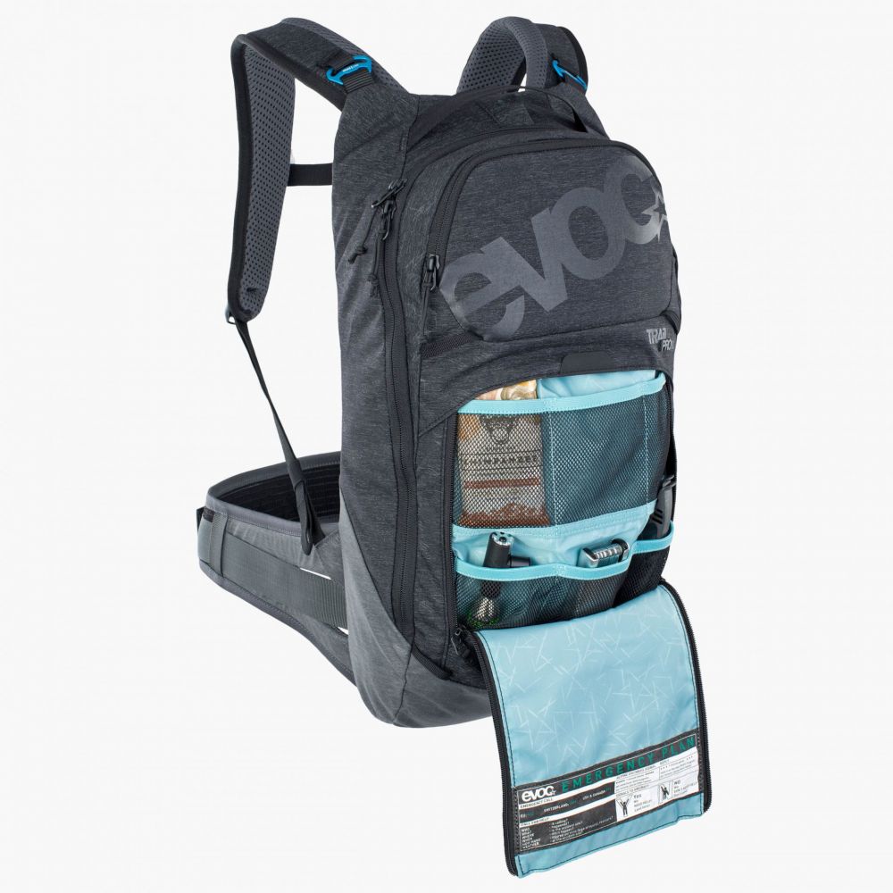 EVOC Trail Pro 10 - Black Carbon Grey S/M 5