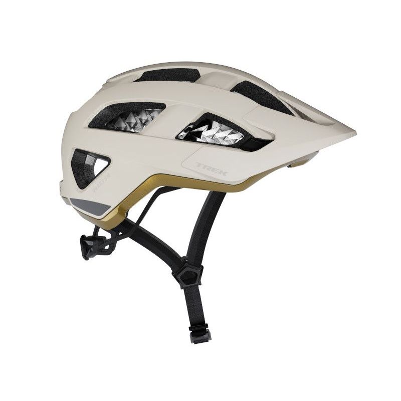 Trek Quantum WaveCel pyöräilykypärä - Era White / Old Style Gold 4